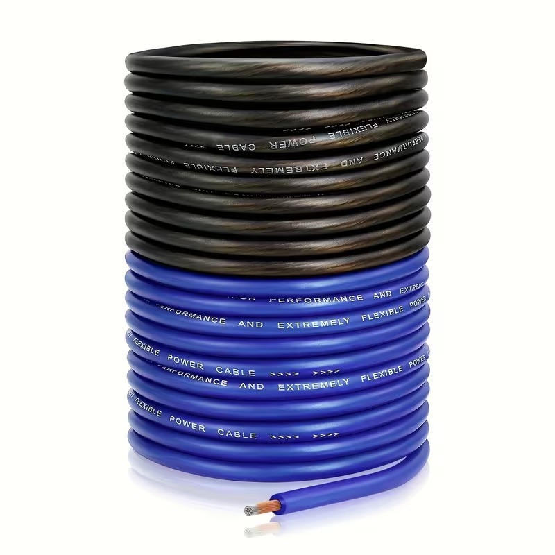 2-Roll 8 Gauge CCA Power Wire Set