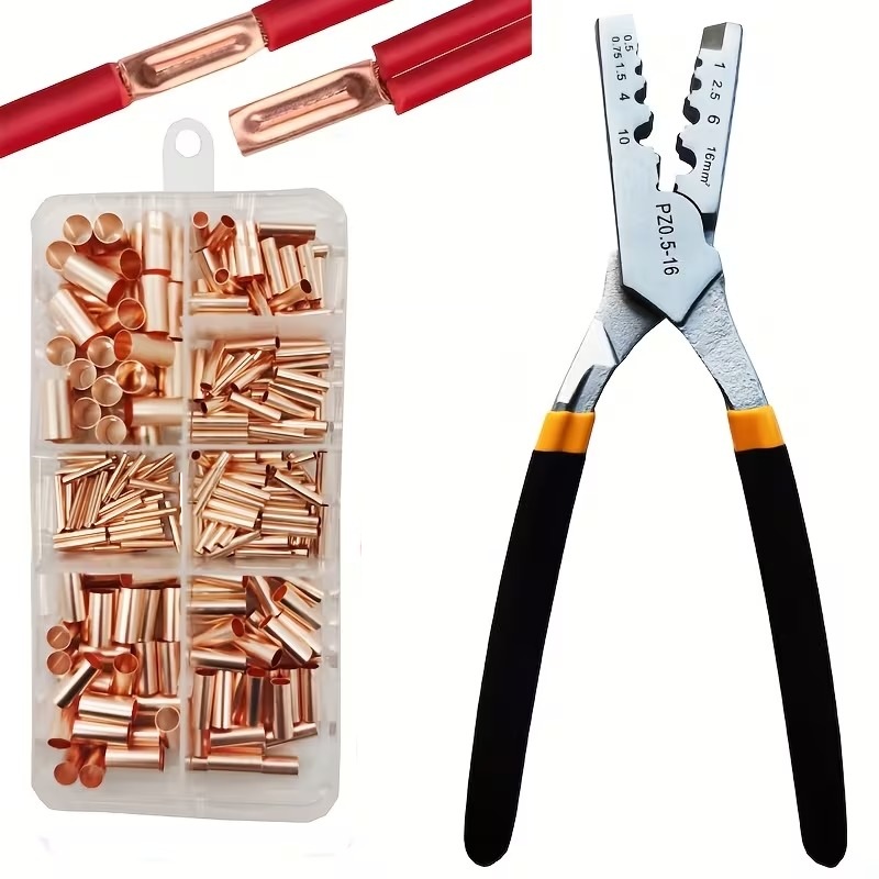 Copper Crimp Tube Ferrule Kit